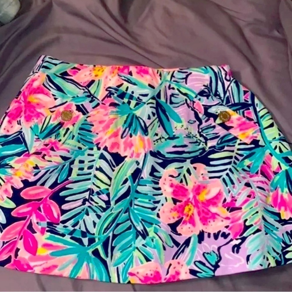 Lily Pultizer Floral Skort